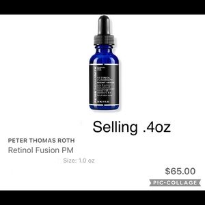 🦋2/$20 Peter Thomas Roth Retinol Fusion PM .4oz NWT